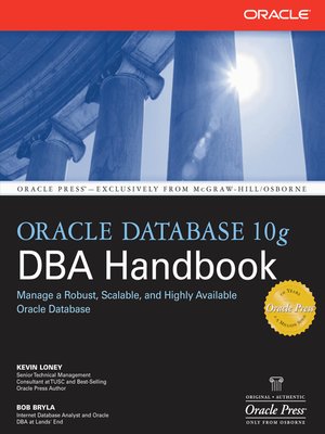 cover image of Oracle Database 10g DBA Handbook
